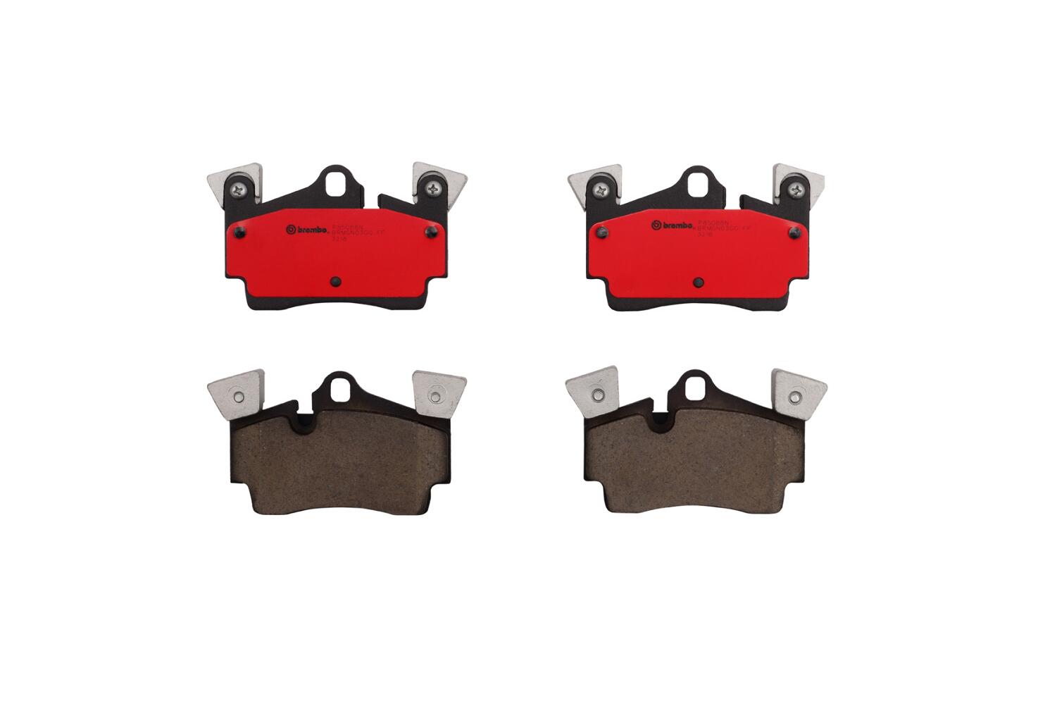 Audi Porsche Disc Brake Pad Set - Rear (Ceramic) 7L6698451D - Brembo P85088N